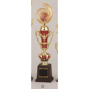 [T379D/K-1]トロフィー／1本柱／先端は樹脂製メダル／高さ37cm