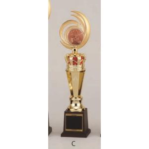 [T385C/K-1]トロフィー／1本柱／先端は樹脂製メダル／高さ31cm