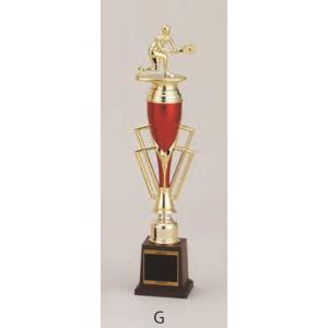 [T393G/K-1]トロフィー／1本柱／先端は樹脂製人形／高さ37cm