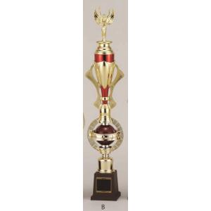[T394B/K-1]トロフィー／1本柱／先端は樹脂製人形／高さ55cm