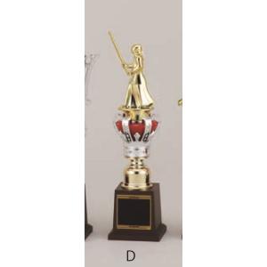 [T396D/K-1]トロフィー／1本柱／先端は樹脂製人形／高さ26cm