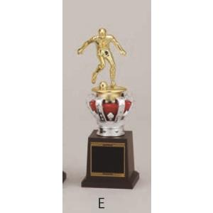 [T396E/K-1]トロフィー／1本柱／先端は樹脂製人形／高さ22cm