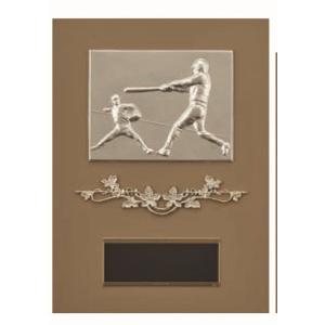 [P675B/N-5]楯／高さ26cm／野球