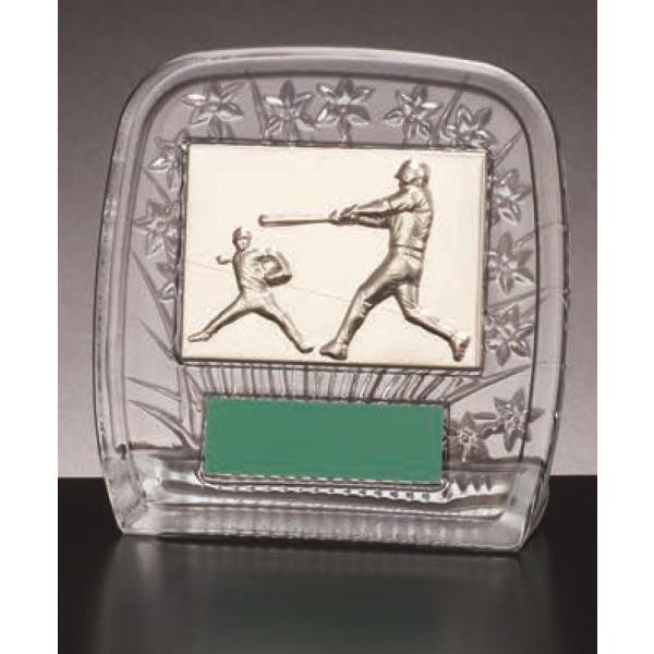 [K5300B/M-10C]クリスタル楯／高さ16cm