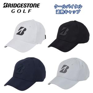 即納 ブリヂストンゴルフ クールバイタル遮熱キャップ CPS24F 24年春夏 数量限定品 面ファスナー BRIDGESTONE GOLF｜winning-golf