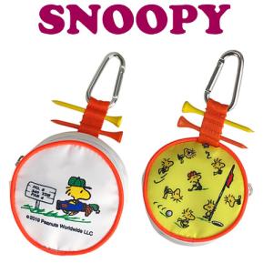 (メール便可能)ウッドストックゴルフ ボールケース （C-86） SNOOPY PEANUTS｜winning-golf