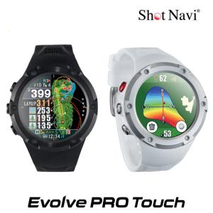 ショットナビ EVOLVE PRO TOUCH 腕時計型 GPSゴルフナビ (G-591) SHOT NAVI 距離測定器｜winning-golf