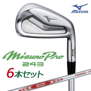 ミズノ ミズノプロ 243  アイアン 6本組(No.5〜PW) (N.S.PRO MODUS3 TOUR105 スチールシャフト付（S／106.5g）)  5KJXS33206｜winning-golf