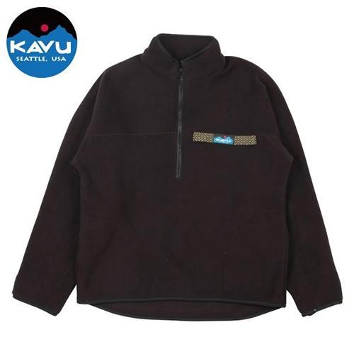 カブー フリーススローシャツ ブラック M KAVU