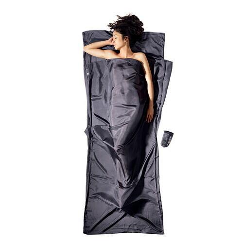 COCOON コクーン IST63 インセクトシールド サファリトラベルシーツ シルク ライノグレー