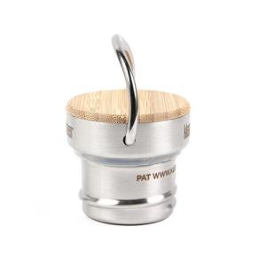 並行輸入品】Klean Kanteen Reflect 27ozW/バンブーキャップ [Brushed