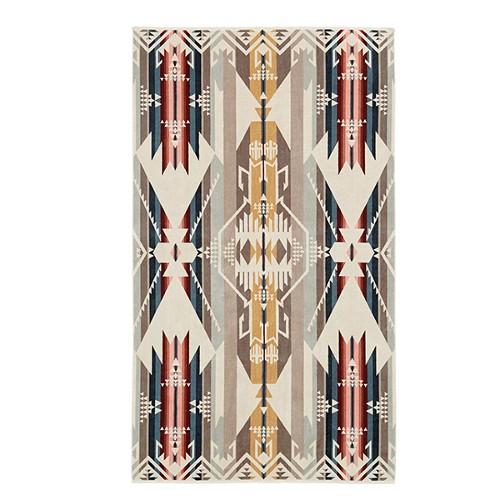 PENDLETON ペンドルトン ジャガードタオルオーバーサイズ ホワイトサンド