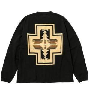 (PENDLETON)ペンドルトン ロングスリーブバックプリント Tシャツ Black S｜wins