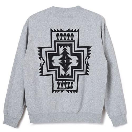 PENDLETON ペンドルトン フレンチテリー バックプリントスウェット Hgray