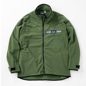 (KAVU)カブー フルジップ フリーススローシャツ Moss M｜wins