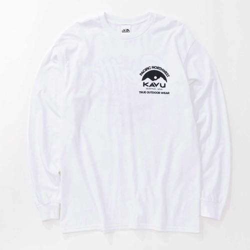 KAVU カブー LS ウエストシアトルTee  White