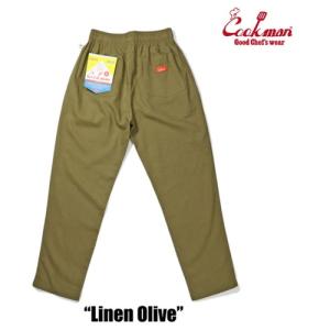 (COOKMAN)クックマン Chef Pants (Linen Olive)｜wins