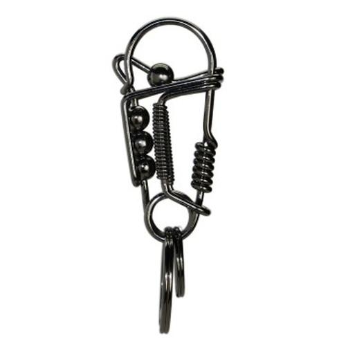 DETAIL ディテール メタル ワイヤー カラビナ ブラック