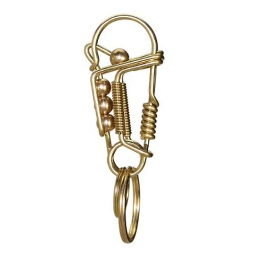 DETAIL ディテール メタル ワイヤー カラビナ ゴールド