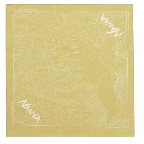 (NANGA)ナンガ NANGA PARBAT CONTOUR MAP BANDANNA (MUST...