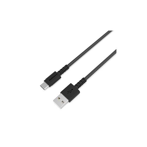 (カシムラ) USB充電&amp;同期ケーブル 2m A-C STRONG (BK)