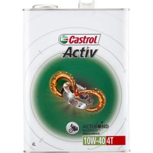 (Castrol)カストロール Activ 4T 10W-40 4L｜wins