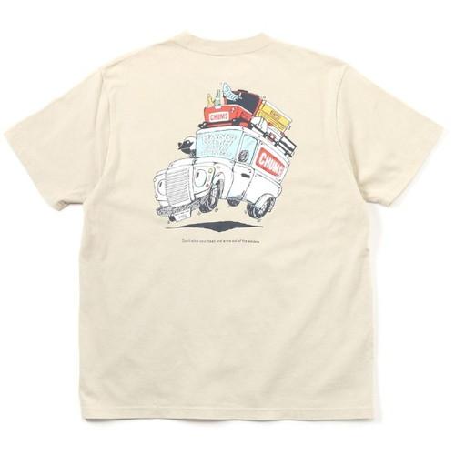 (CHUMS)チャムス Go Outdoor Pocket T-Shirt  (Greige)