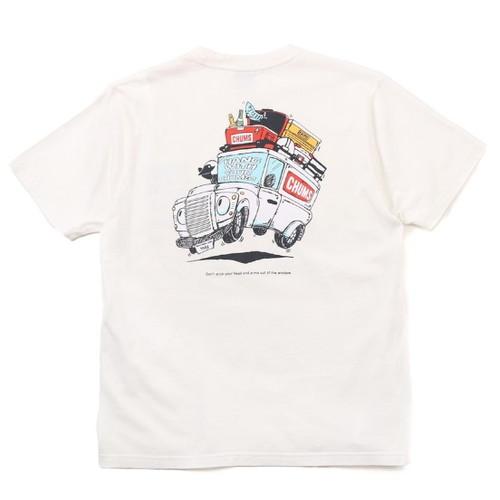 (CHUMS)チャムス Go Outdoor Pocket T-Shirt  (White)