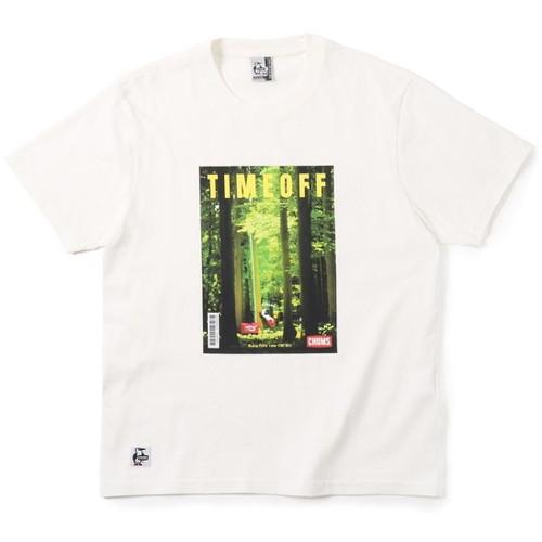 (CHUMS)チャムス TIME OFF T-Shirt  (White)