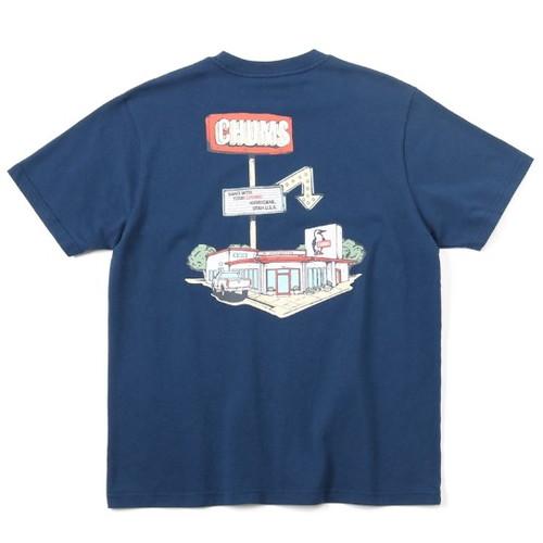 (CHUMS)チャムス CHUMS Factory T-Shirt  (Navy)