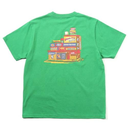 (CHUMS)チャムス CHUMS Depart T-Shirt  (Green)