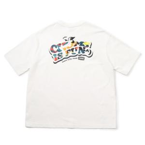 (CHUMS)チャムス OVSD CHUMS IS FUN T-Shirt  (White)｜wins