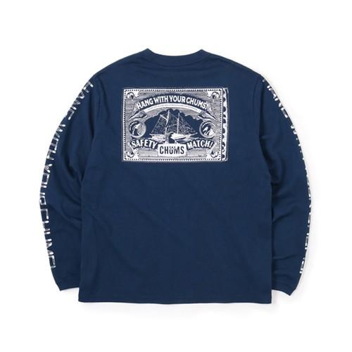 (CHUMS)チャムス Anti-Bug CHUMS Safety Match L/S T  (NV...