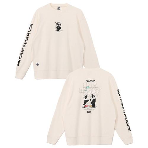 CHUMS チャムス ループパイルアイムアブービーバードクルートップ Ivory   レディース