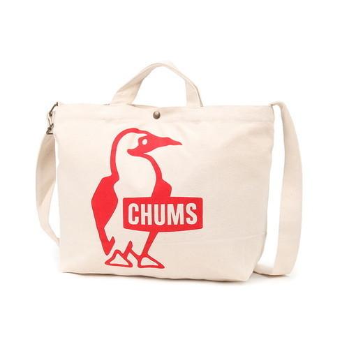 CHUMS チャムス Booby Canvas Shoulder Red