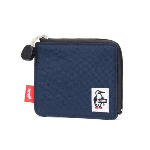 (CHUMS)チャムス Recycle L-Shaped Zip Wallet (Navy)