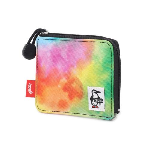 CHUMS チャムス リサイクルエルシェイプトジップウォレット Watercolor