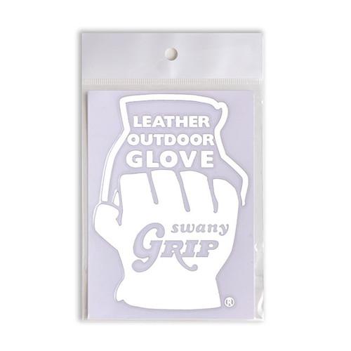 (GRIP SWANY)グリップスワニー GS GLOVES Cutting ステッカー (WHIT...