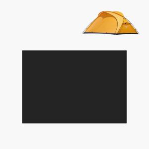 ミニマルワークス PAPRIKA MAGNUM GROUND SHEET-Black