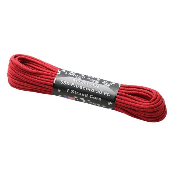 Atwood Rope アットウッドロープ パラコードリフレクティブ レッド