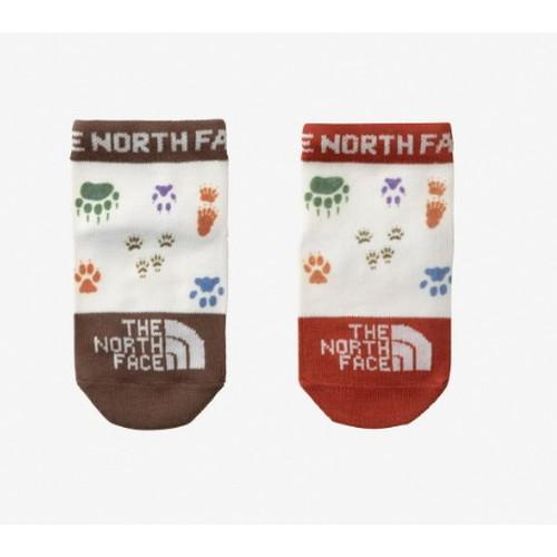 (THE NORTH FACE)ノースフェイス プリント 2P アンクル ベビー  (フットプリント...