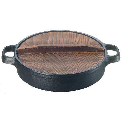 OIGEN 及源鋳造 南部鉄器 餃子鍋 一度にたくさん焼ける 丸形タイプ すき焼き ぎょうざ 兼用鍋...