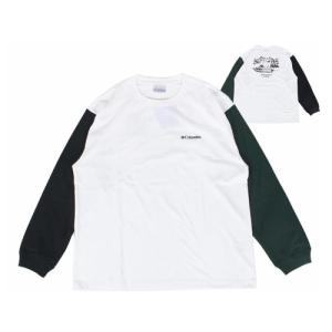 (Columbia)コロンビア ヤハラフォレストロングスリーブTシャツ  (White multi)｜wins