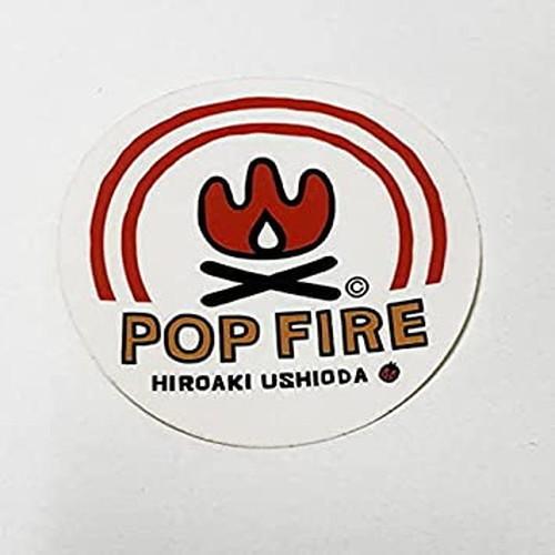 (POP FIRE)ポップファイヤー ステッカー ロゴ