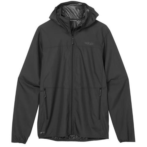 Rab ラブ ウィンドギャザーフーディー  Black