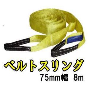Try-Power トライパワー 8mベルトスリング75mm幅 T020 引越しや荷物運搬など色々な...