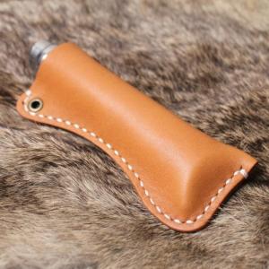 ホワットウィルビーウィルビー オピネル フォールディングナイフ No8 レザーケース  What Will be Will be