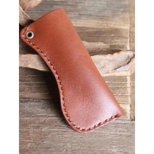 ホワットウィルビーウィルビー オピネル フォールディングナイフ No8 レザーケース  What Will be Will be