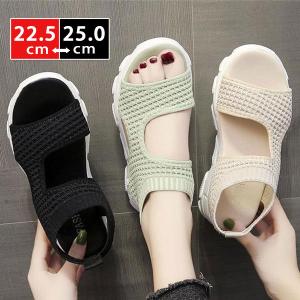 サンダル レディース スポーツサンダル ローヒール 厚底