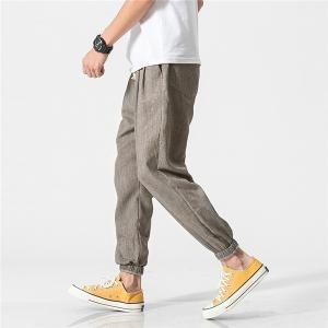 サルエルパンツ メンズ 麻ズボン リネンパンツ...の詳細画像4